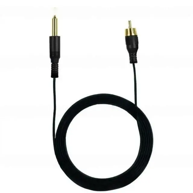 Main image of FOR RCA Cable Line Connector hine Power Supply Accessory Clip Cord 6.35mm to RCA Adapter Line Soft-TPE 1.8m