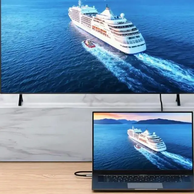 Main image of FOR USB C to HDTV Adapter for Monitors HDTV to USB C Laptop Docking Station USB Type C to HDTV Cable for PC Laptop