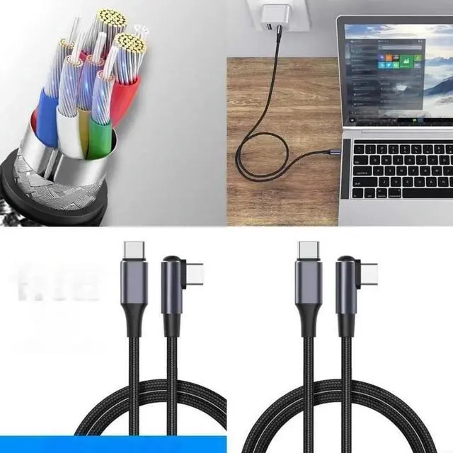 Main image of FOR USB C to C Charging Cable PD100W Power Delivery 480Mbps TypeC Data Transfer Soft Braided Data Cable