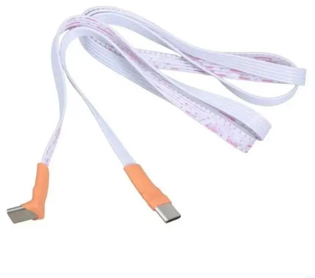 Main image of FOR Space Saving Type C Angled Charging Cable Plastic Metal Build For Mobile Tablets