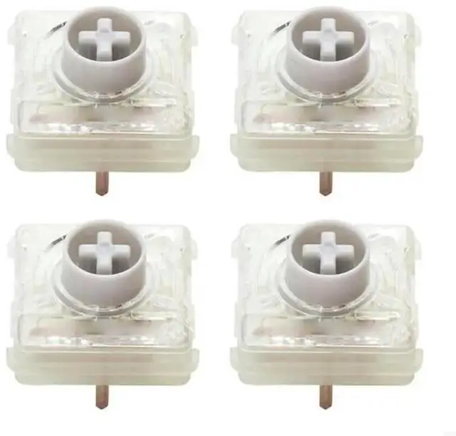 Main image of FOR 4Pcs RGB Mx Switches, MX, Low Profile, RGB, Silver, Red Switch, Thiner Switches, for Mechanical Keyboard