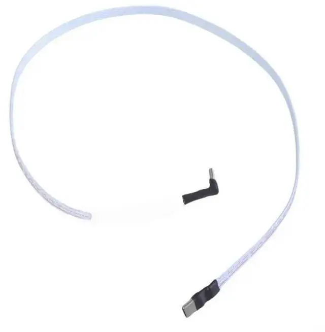 Main image of FOR Type C to Type C Flexible Cable 90 Degree Flat Soft Cable for Tight Space 480Mbps Data Transmission