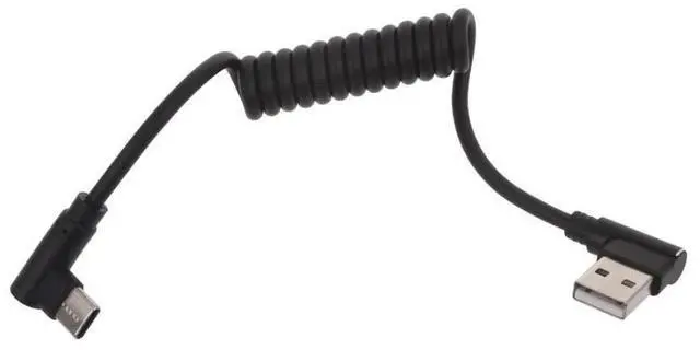 Main image of FOR 60W Fast Charging USB C Cable Coiled Type C to USB Cord for Car Data Sync Cable Charging Accessory