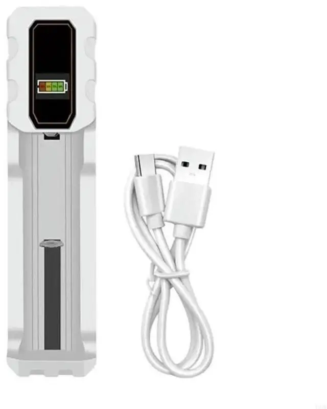 Main image of FOR Single Slot LCD Display Charging For 14500 18500 18650 21700 26650 26700 26800 With Auto Shutoff