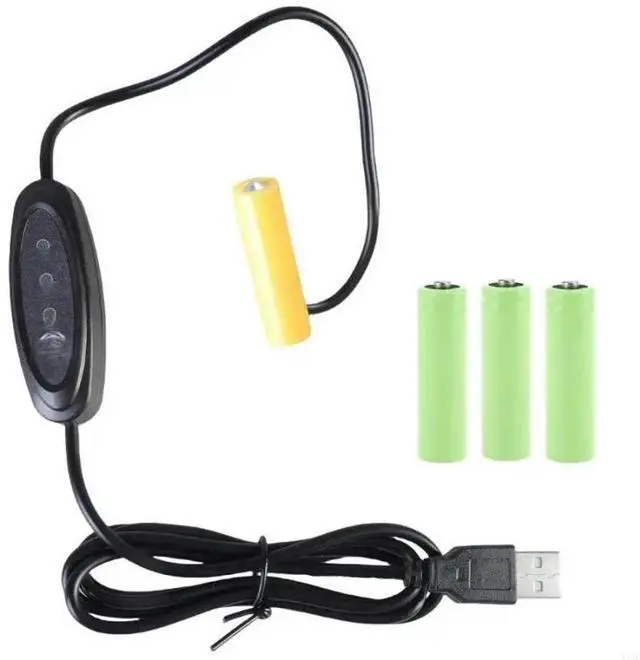 Main image of FOR USB AA Cable, Power Supply Converter for LED Lights and Remote, 5V, 2A to 3V, 4.5V, 6V, 5W, LR6