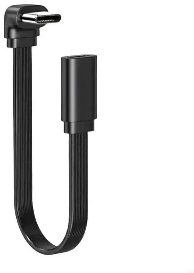 Main image of FOR USB Type C Extension Cable Straight Head 90 Degree Data Wire Line for Convenient Home Office or Travel Use