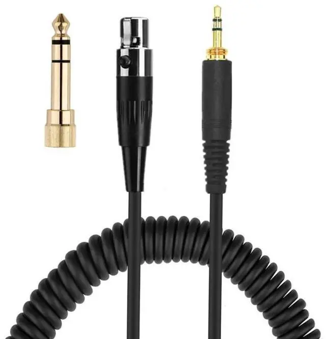 Main image of FOR Spring Headph Cable for AKG K240 K702 Q701 K271 K267 K712 Headset Replacement Wire 6.35 3.5mm Male to Mini XL
