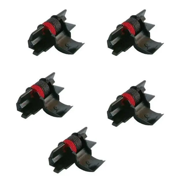 Alt view image 2 of 2 - FOR (5 Pack) Replacement Calculator Roller Red and Black IR-40T for FR 2550 2500 HR100 HR150 HR7 HR8