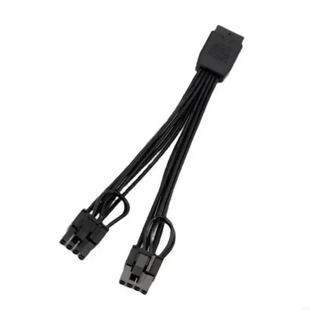 Alt view image 2 of 2 - FOR Double 8 PCIe Graphics Card Power Cable 12V WR Female Connectors Optimized For Energy Transfer