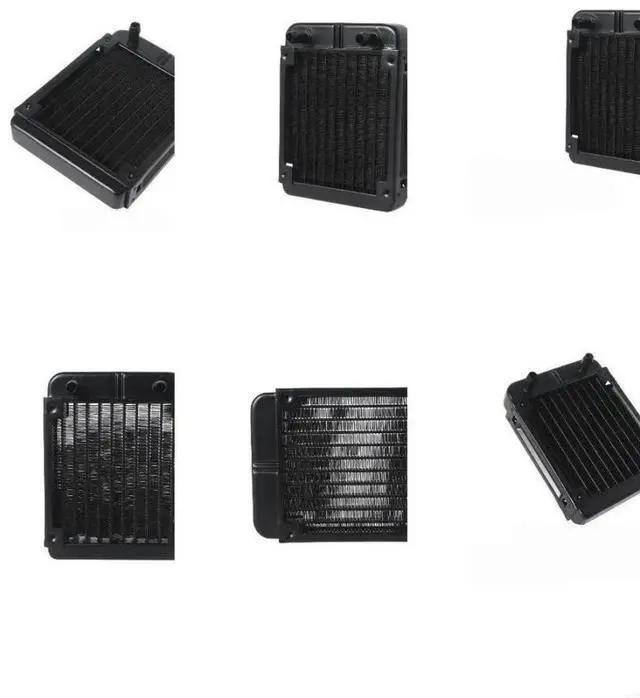 Main image of FOR Aluminum Radiator 10 Row Tubes Heat Exchanger Radiator for CPU Water Cool System