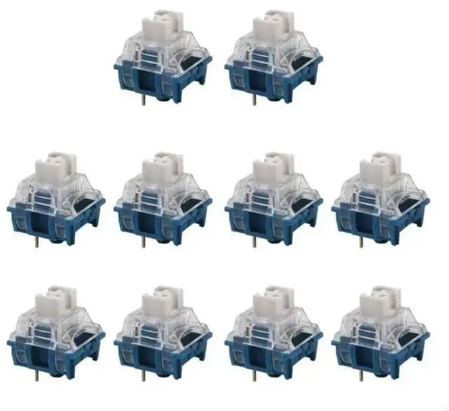 Main image of FOR 3 TTCs Silence Bluish White V2V3 Switches for Mechanical Keyboards (10Pcs)