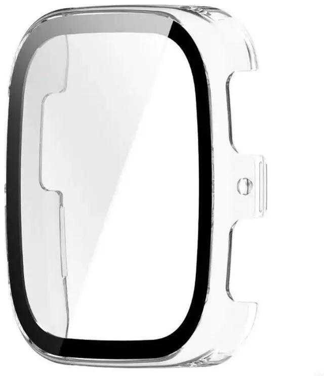 Main image of FOR Watch Screen Protector Film Shell Case with Tempered Glass Film Protective Cover for 2 Square roof Case