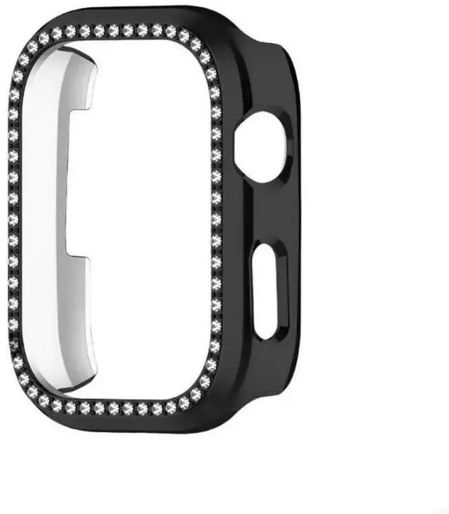 Main image of FOR h Resist Watch Protective Case For Dedicated Smartwatch Hollowed Design Single Row Rhinestoned Decoration