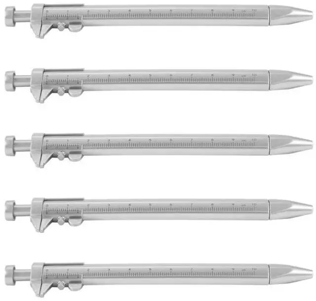 Main image of 5Pcs 1.0mm Gel Roller Ball Pen Blue Ink