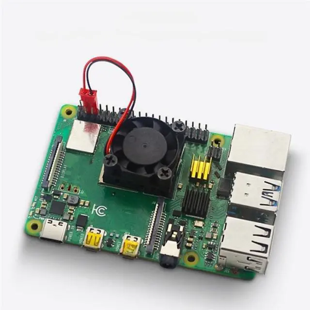 Main image of Pi 4B Cooling Fan Kit with Heatsink