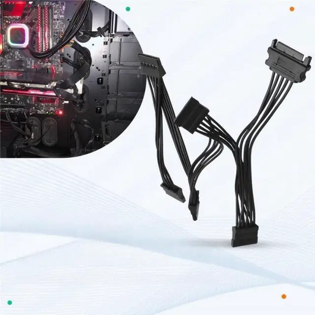 Main image of 15Pin SATA Power Splitter 1 to 5 Cable