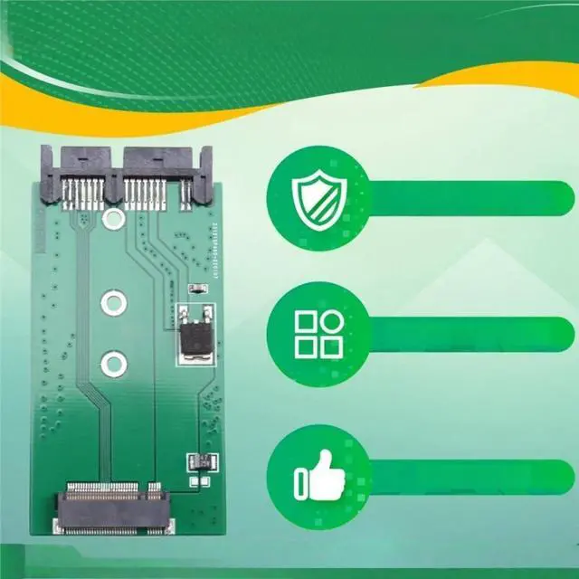 Main image of Mini PCIE to 2CH SSD Adapter Card