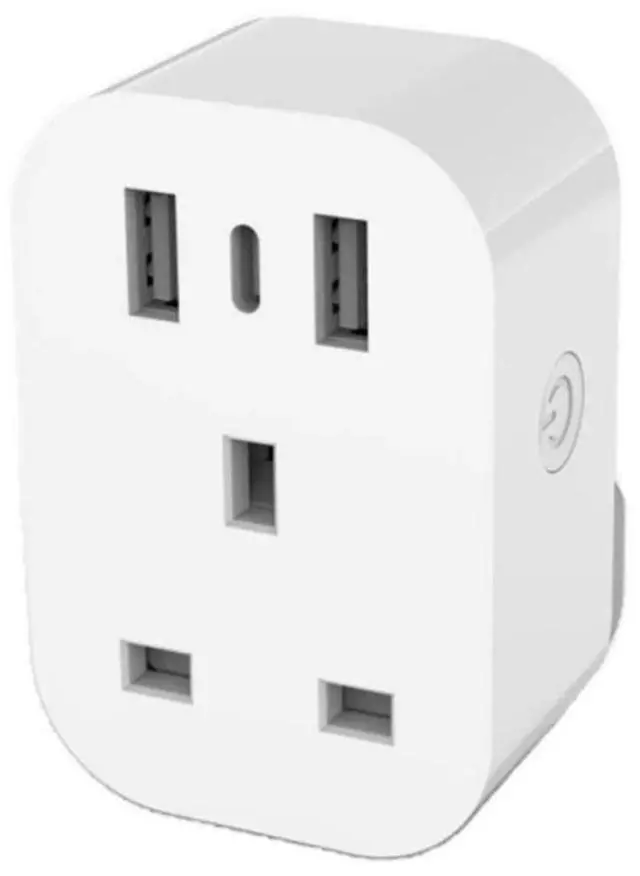 Main image of UK WiFi Smart Plug with USB Type-C