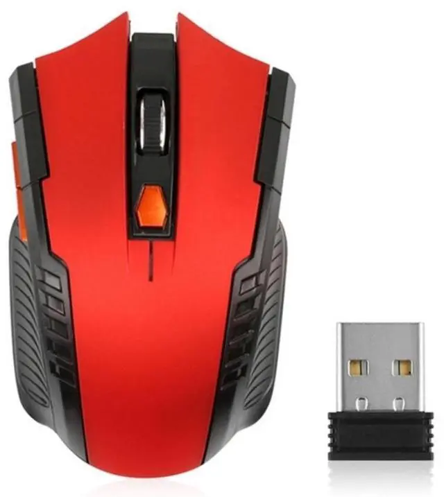 Main image of 2.4GHz 1600DPI Wireless Optical Mouse Red