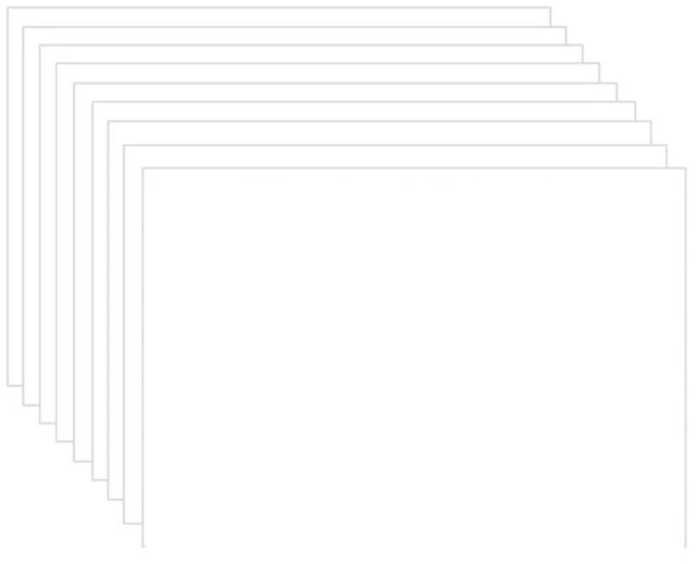 Main image of 12Pcs Sanded Shrink Plastic Sheets A4