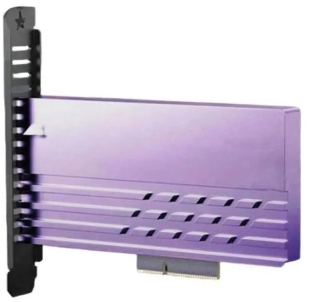 Main image of PCIE 5.0 X4 to M.2 NVME Adapter Purple