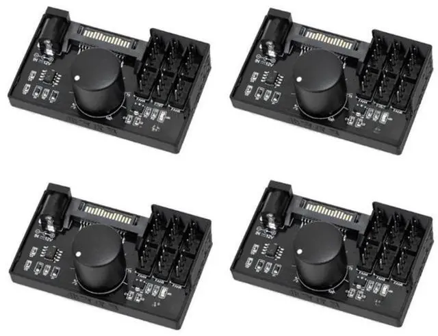 Main image of 4Pcs PWM Fan Speed Controller Hub for NAS