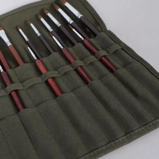 Main image of 30-Slot Paint Brush Roll Up Holder