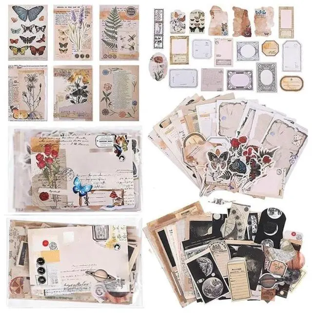 Main image of 400Pcs Vintage Scrapbook Stickers