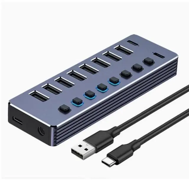 Main image of 10Port USB3.0 Hub with Power Adapter
