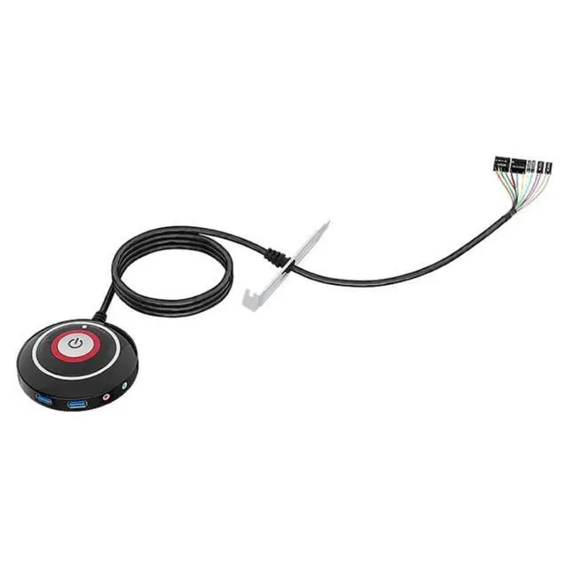 Main image of Desktop PC Switch Button with USB Audio