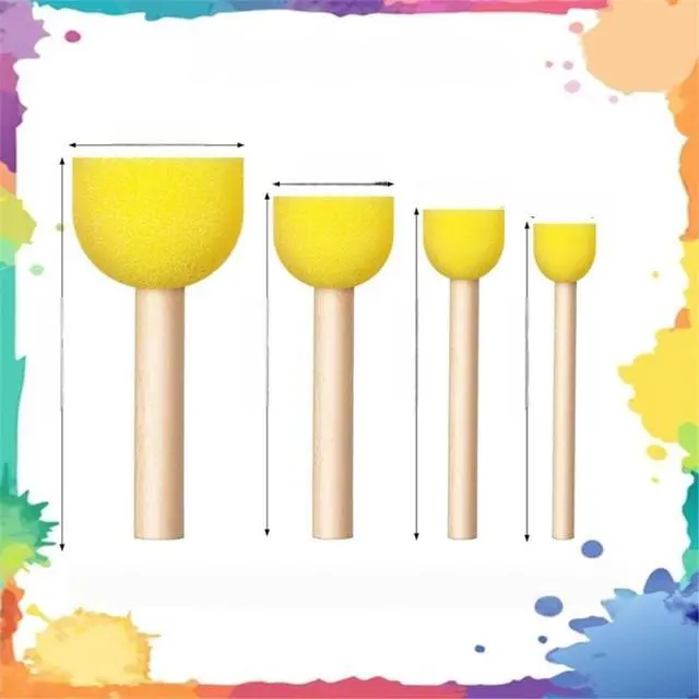 Main image of 90Pcs Round Sponges Brush Set