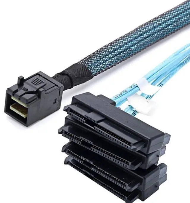 Main image of Mini SAS to 4xSFF-8482 Server Cable 1M