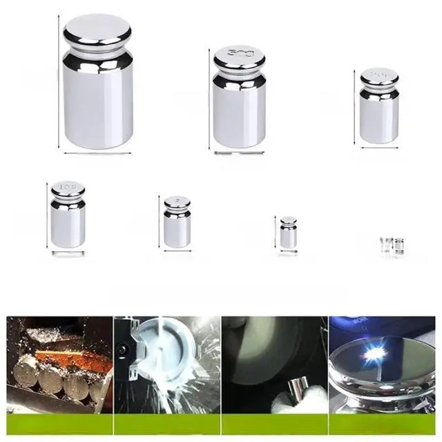 Main image of 7Pcs 1g-100g Calibration Weights Steel