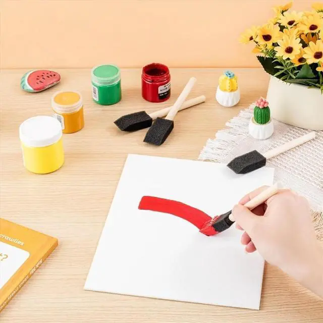 Main image of 90Pcs Foam Sponge Paint Brushes