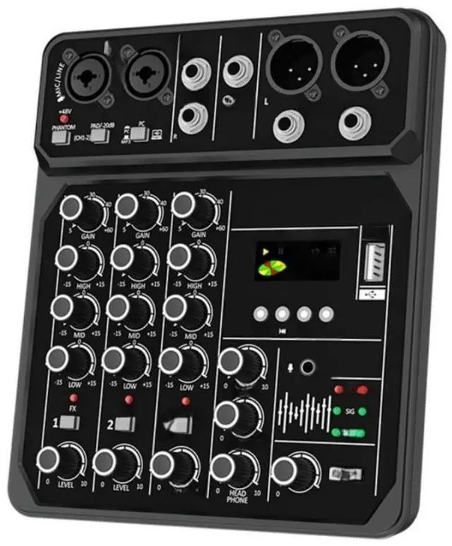 Main image of 4Ch Mixer Console with DSP 48V