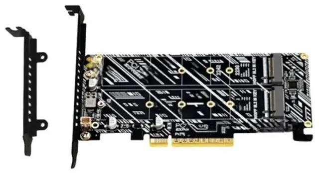 Main image of Dual NVME M.2 RAID PCIE5.0 Expansion Card