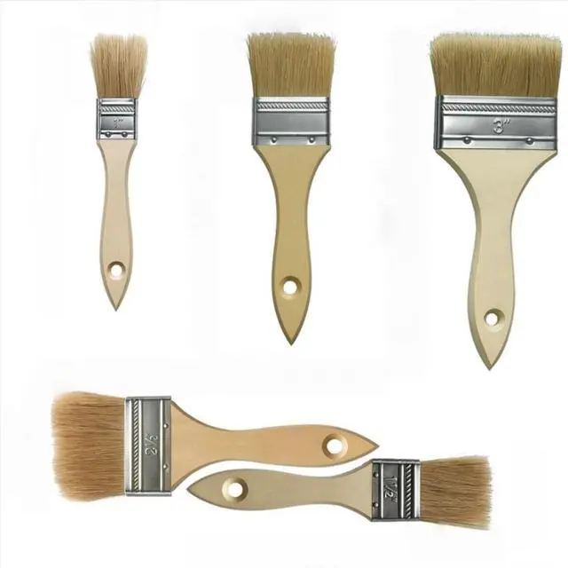 Main image of 6Pcs Stain Trim Chip Oil Paint Brushes