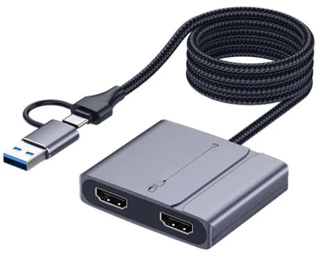 Main image of USB3.0 to Dual HDMI Splitter Dock
