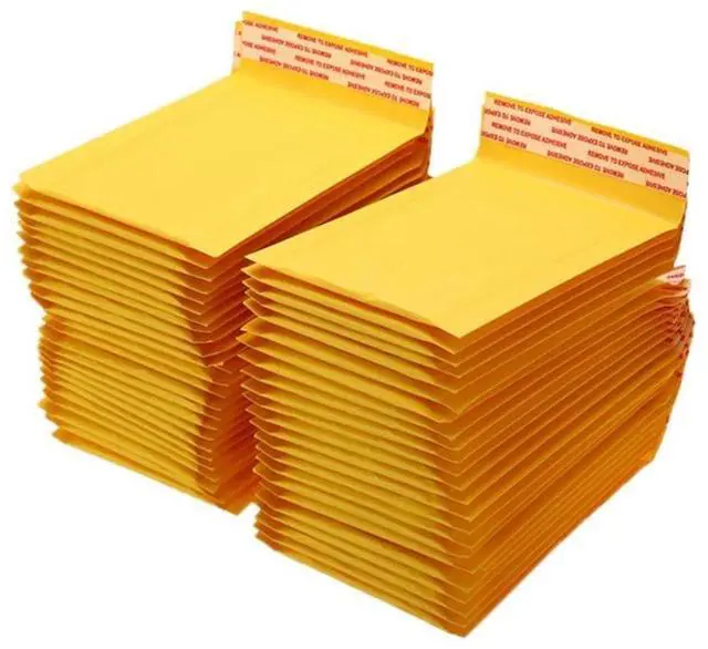 Main image of 100Pcs Kraft Paper Bubble Envelopes