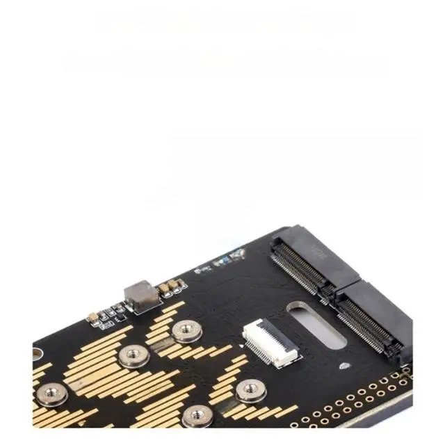 Main image of Pi 5 PCIe to Dual M.2 Adapter Module