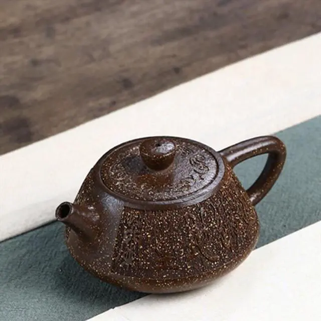 Main image of 100ml Clay Raw Ore Scoop Teapot