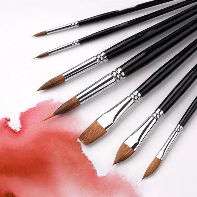 Main image of 7Pcs Professional Sable Watercolor Brush