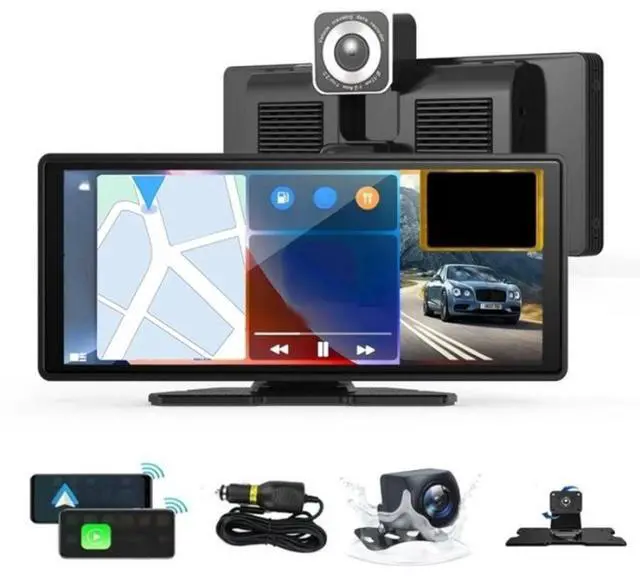 Main image of 10.26in 4K Dash Cam Carplay Android Auto