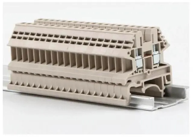Main image of FOR 20 Pcs Feed-through Terminal Block Dinkle DK2.5N 600V 20A