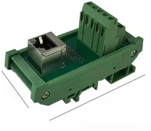 Main image of FOR 2pcs RJ45 Port Breakout PCB Board Ethernet LAN Interface Terminal