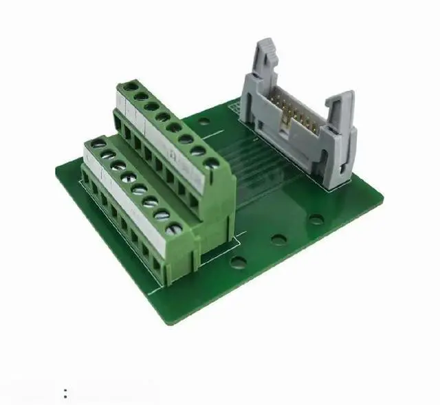 Main image of FOR 2pcs IDC16 16 Pin Male Connector to 16P Terminal Block Breakout