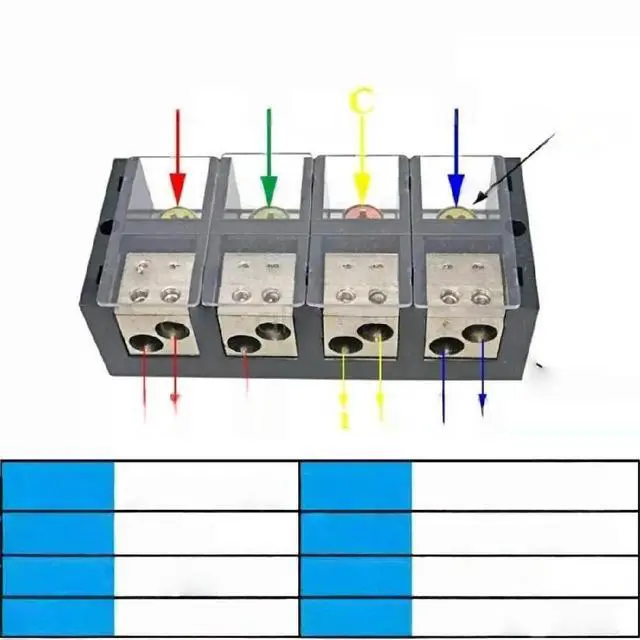 Main image of FOR Three-phase Four-wire Power Distribution Block 4 Pole Terminal