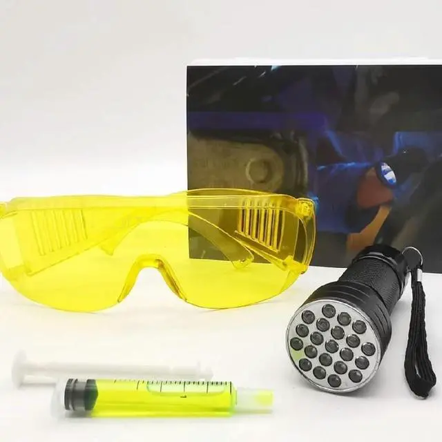 Main image of FOR 21 LED Fluorescent Refrigerant Leak Detection UV Flashlight Light