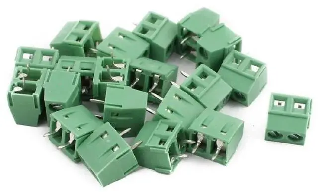 Main image of FOR 100pcs KF127 2P 3P 5.0mm 5.08mm Combinable 300V 10A Terminal