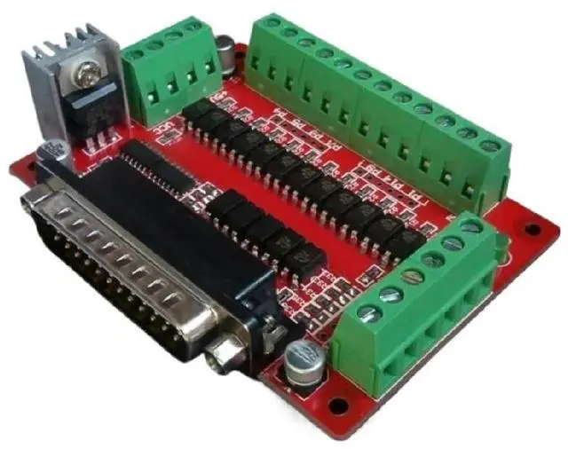 Main image of FOR CNC Interface Board Parallel Port DB25 Photoelectric Isolation